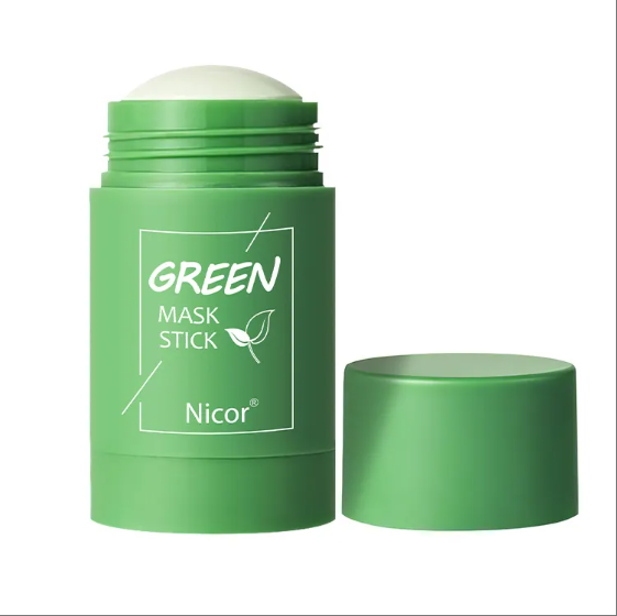 Detoxifying Green Tea Clay Mask Stick – Anti-Acne & Glow Boost