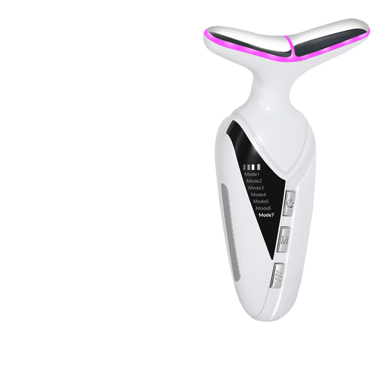 Neck massager, seven-color skin rejuvenation device, beauty device