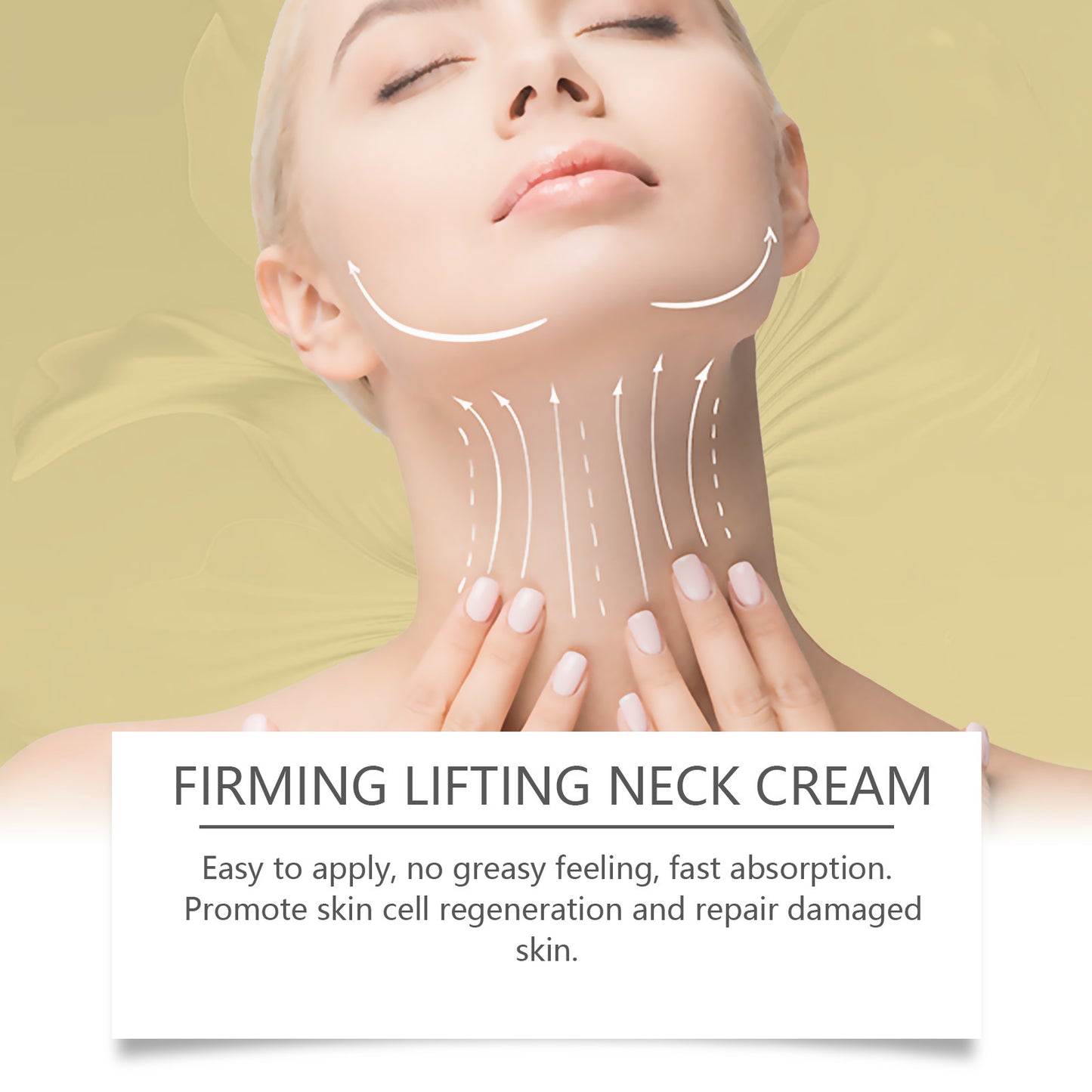 Anti-Aging Firming Neck Roller Cream – Anti-Wrinkle, Lifting & Hydration for Neck and Chin