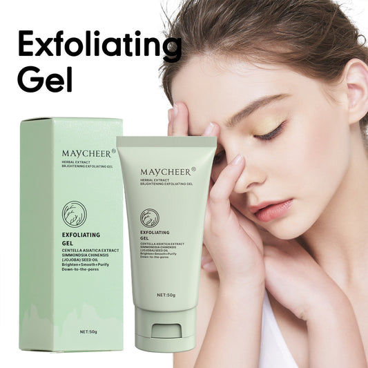 Herbal Extract Brightening Exfoliating Gel – Gentle Facial Peeling Gel for Smooth, Radiant Skin