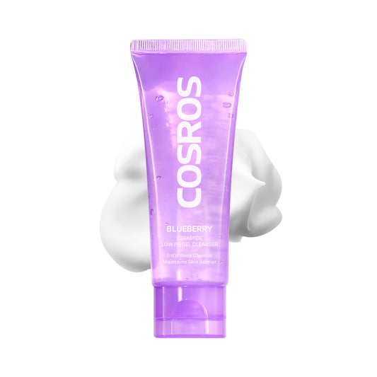 Blueberry Ceramide Facial Cleanser – Hydrating, Gentle Face Wash for Sensitive Skin, Repairs Skin Barrier & Deeply Cleanses