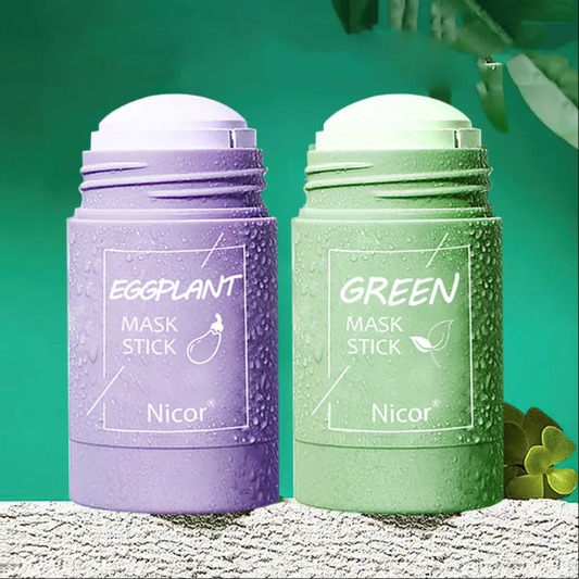 Detoxifying Green Tea Clay Mask Stick – Anti-Acne & Glow Boost